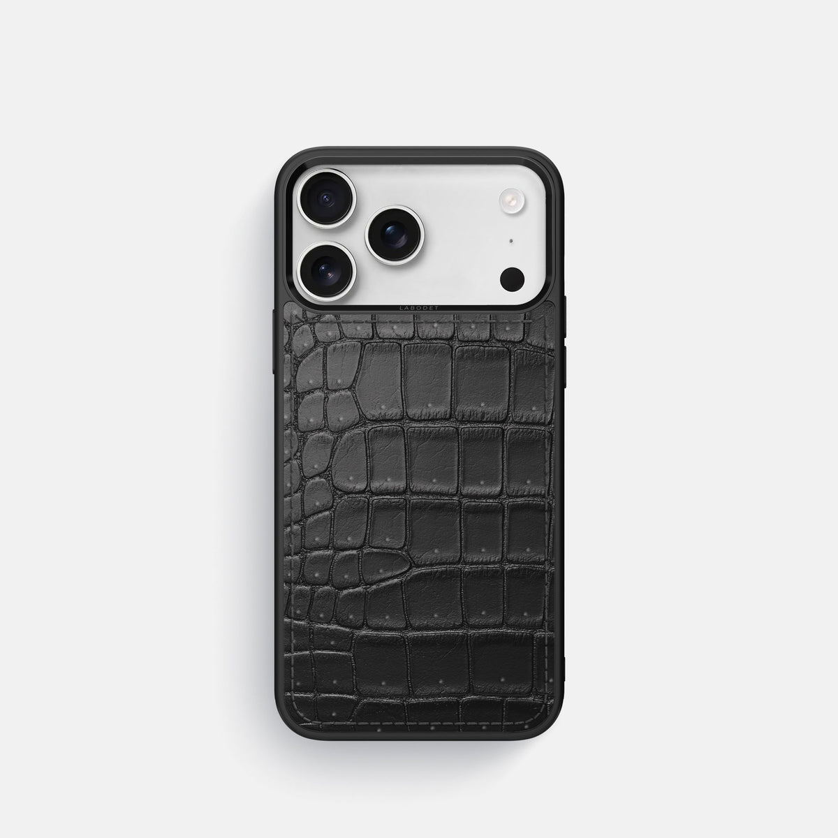 Sport Case For iPhone 18 Pro In Porosus Crocodile -1 | Black