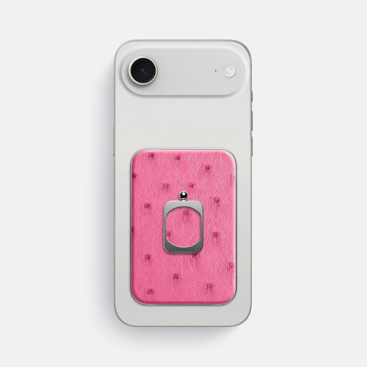 MagSafe Ring For iPhone 17 Air In Ostrich -2 | Pink-Steel