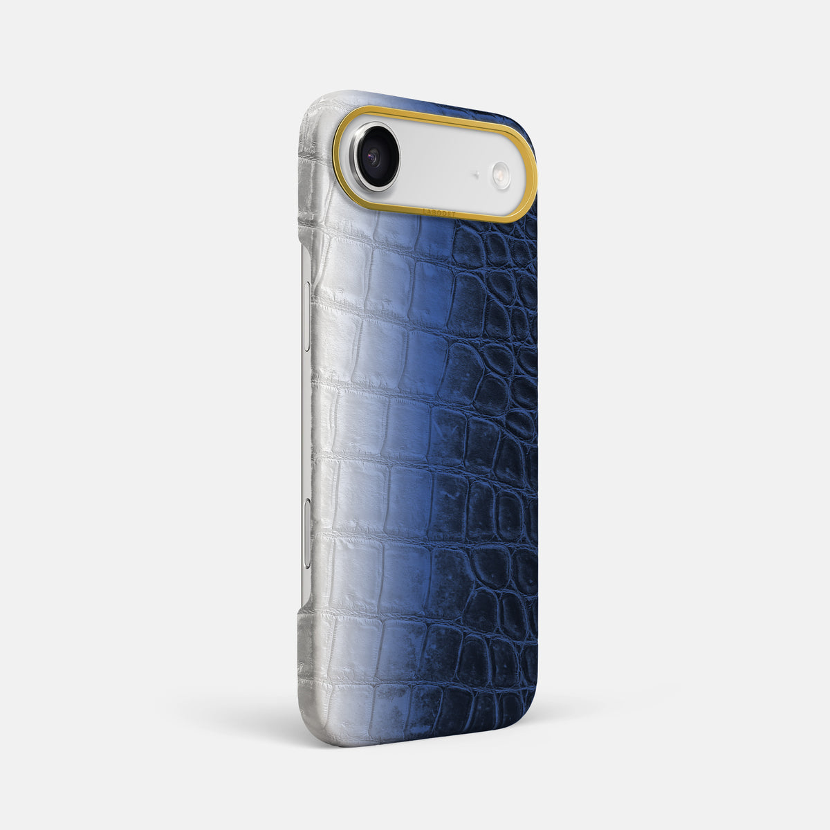 Classic Case For iPhone 17 Air In Himalayan Crocodile -2 | Navy-Blue-Gold
