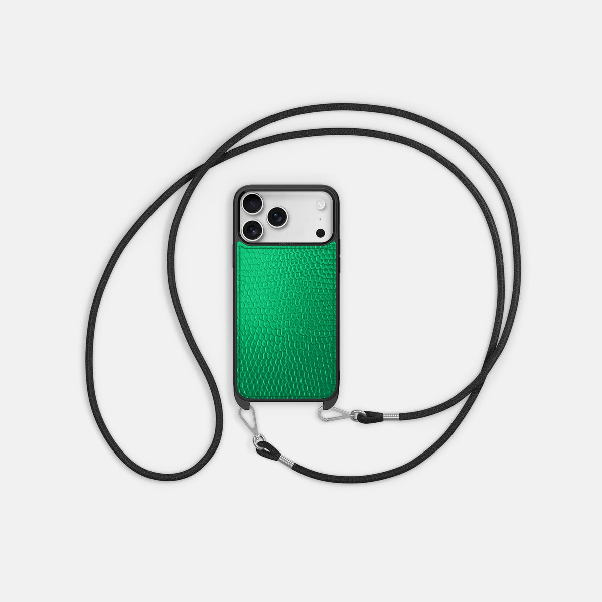 Crossbody Sport Case For iPhone 18 Pro In Lizard -5 | Apple-Green