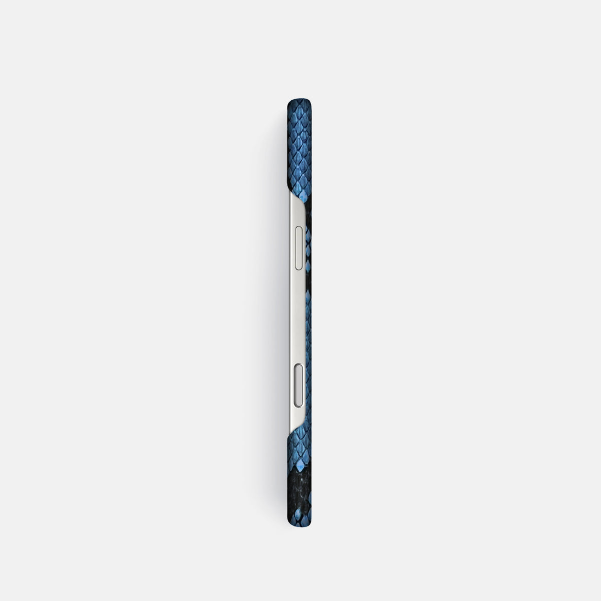 Slim Case For iPhone 17 Pro In Deluxe Python -3 | Blue-Jeans