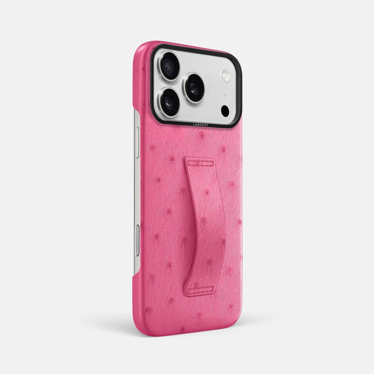 Finger Case For iPhone 18 Pro Max In Ostrich -2 | Pink-Black