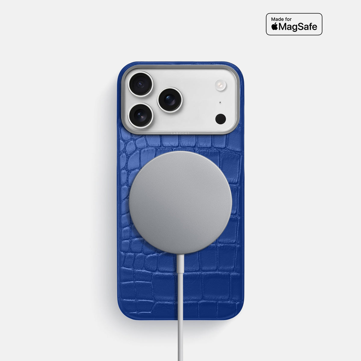 Classic Case For iPhone 18 Pro In Alligator -5 | Royal-Blue-Steel