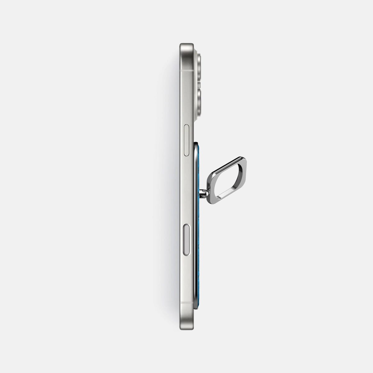 MagSafe Ring For iPhone 18 Pro Max In Porosus Crocodile -3 | Blue-Lagoon-Steel