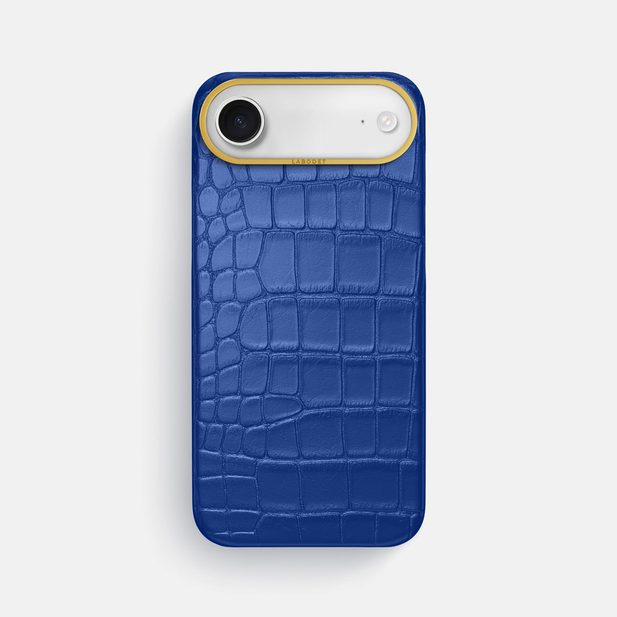 Classic Case For iPhone 17 Air In Alligator -1 | Royal-Blue-Gold