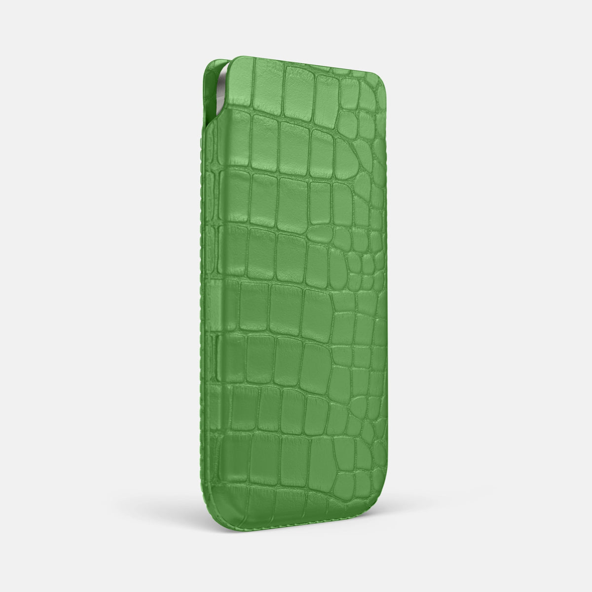 Pouch Case For iPhone 18 Pro Max In Alligator -2 | Apple-Green