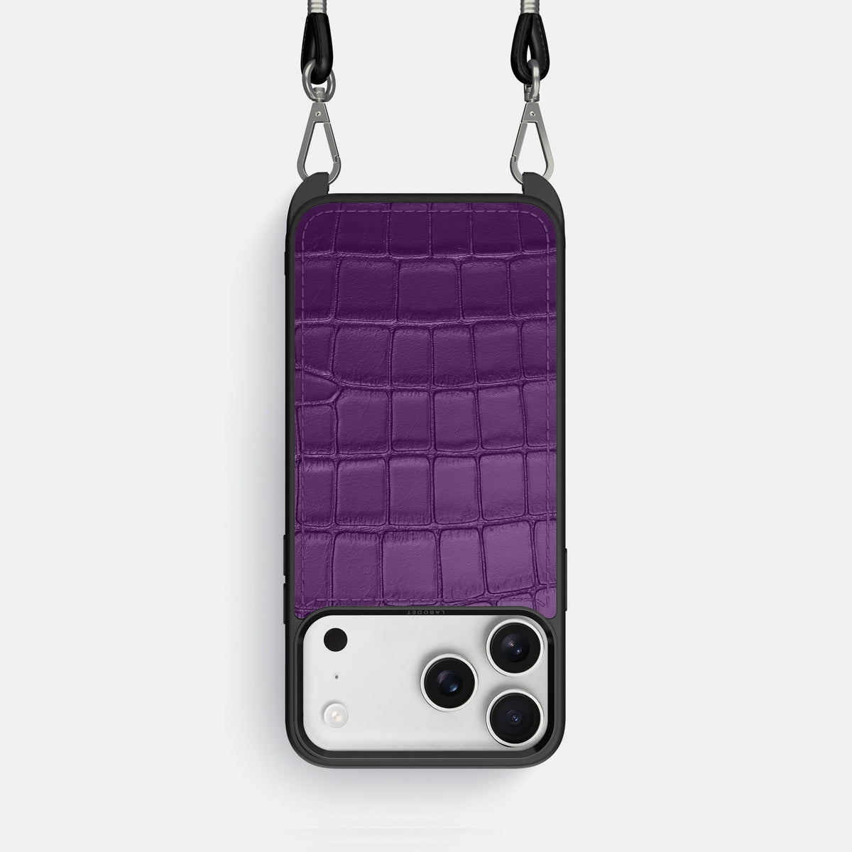 Crossbody Sport Case For iPhone 18 Pro In Alligator -1 | Purple