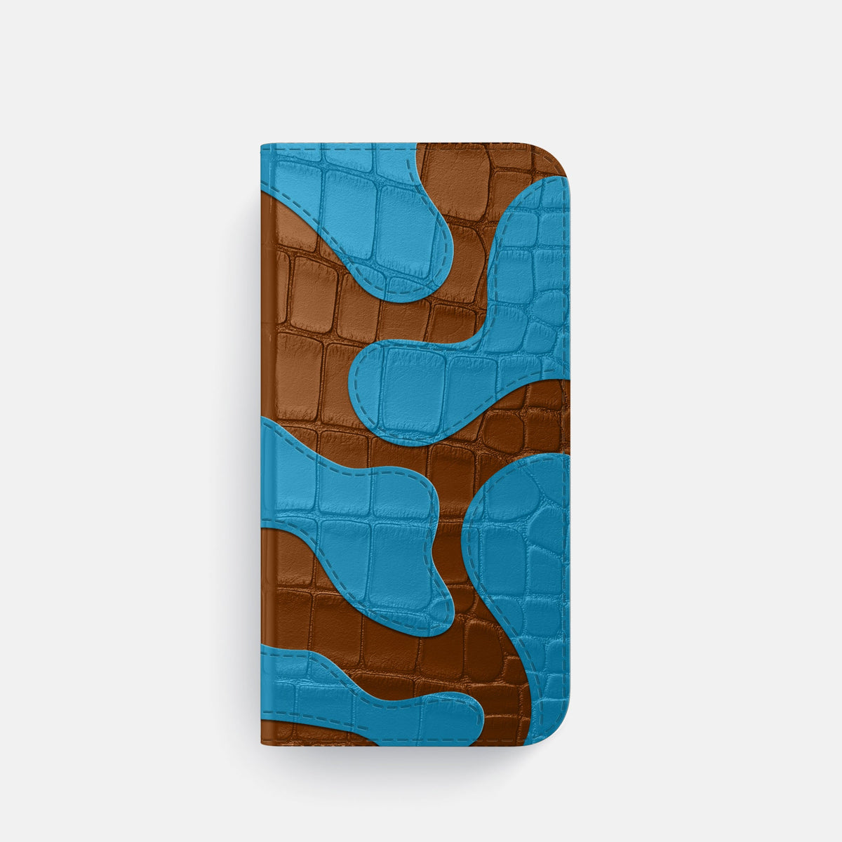 Camouflage Folio For iPhone 18 Pro In Alligator -4 | Honey-Steel