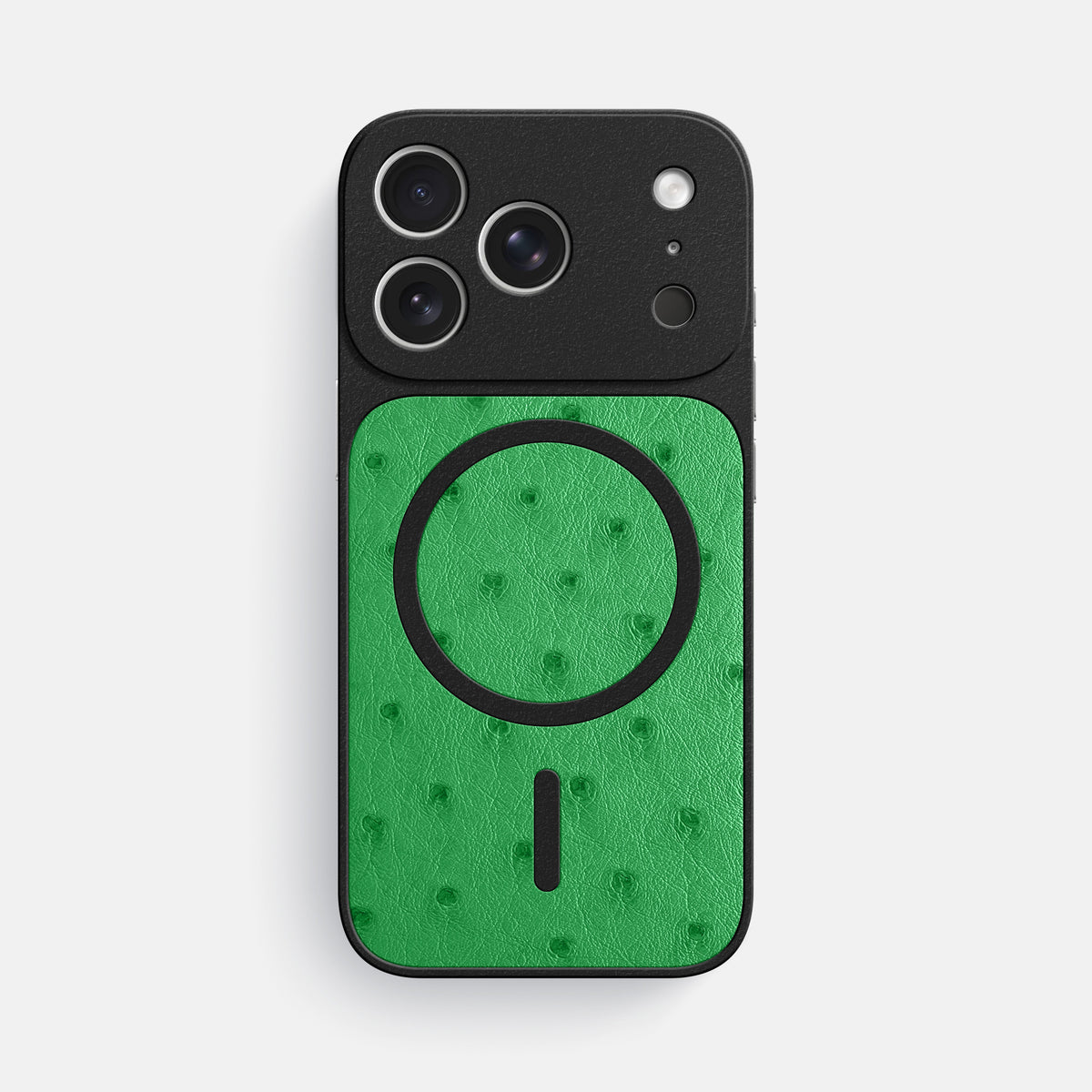 MagSafe Mask For iPhone 17 Pro Max In Ostrich -3 | Kentucky-Green