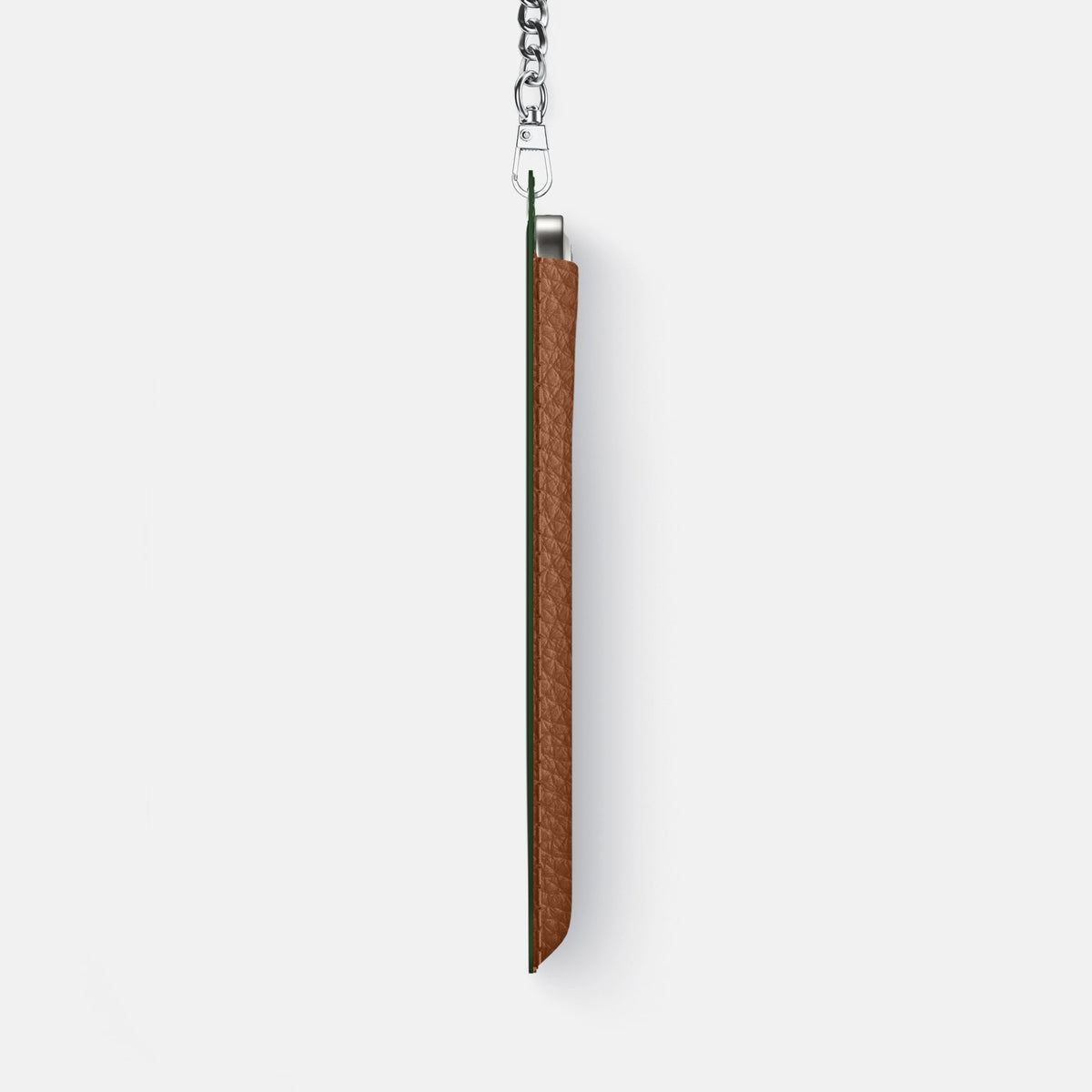 Crossbody Bag For iPhone 18 Pro Max In Calf -4 | Caramel-Steel