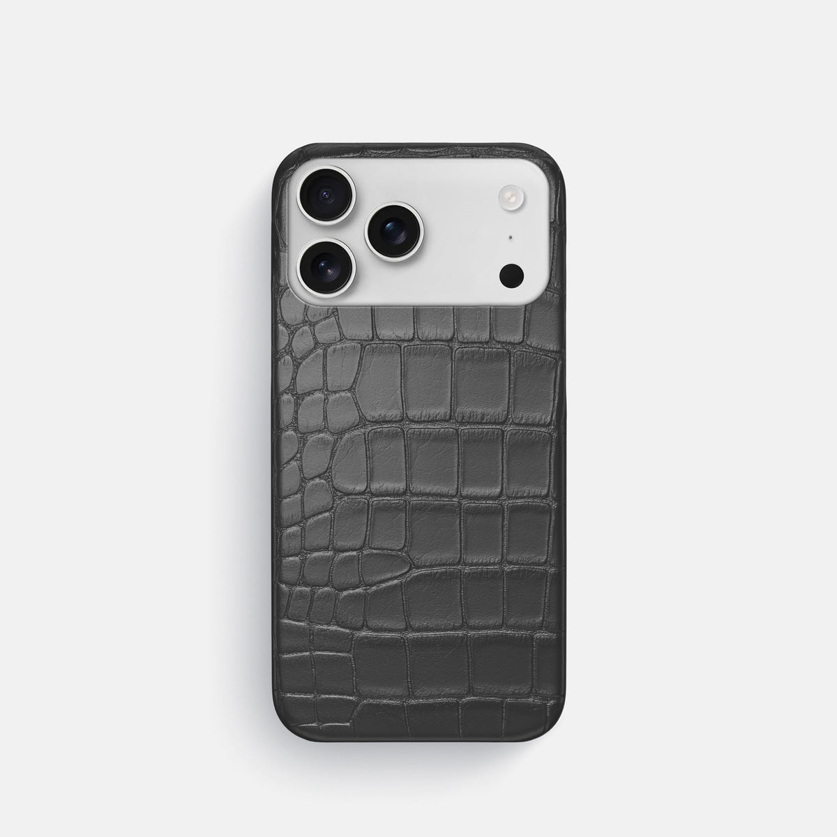 Slim Case For iPhone 18 Pro In Alligator -1 | Grey
