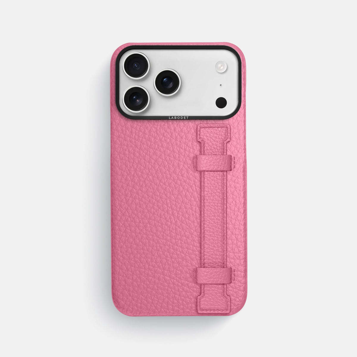 Handle Case For iPhone 18 Pro Max In Calf -1 | Pink-Black