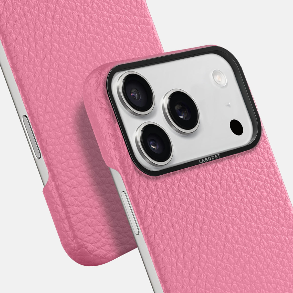 Classic Case For iPhone 18 Pro In Calf -6 | Pink-Black