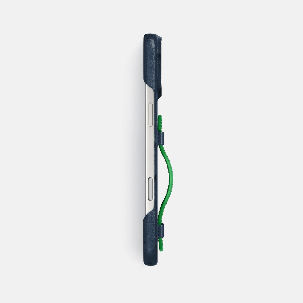 Handle Case Coloré For iPhone 18 Pro Max In Ostrich -3 | Navy-Blue-Steel
