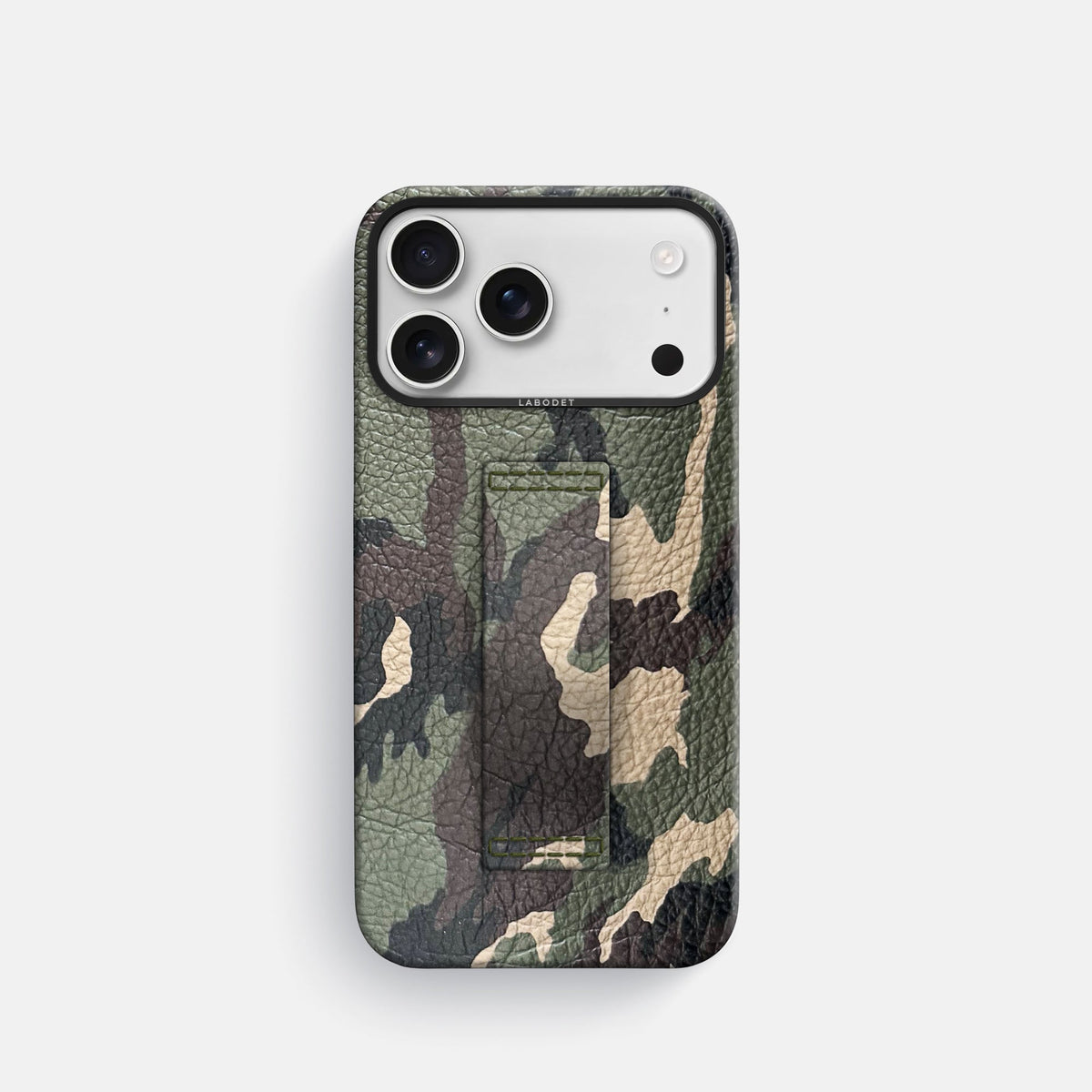 Finger Case For iPhone 18 Pro In Calf -1 | Camouflage-Black