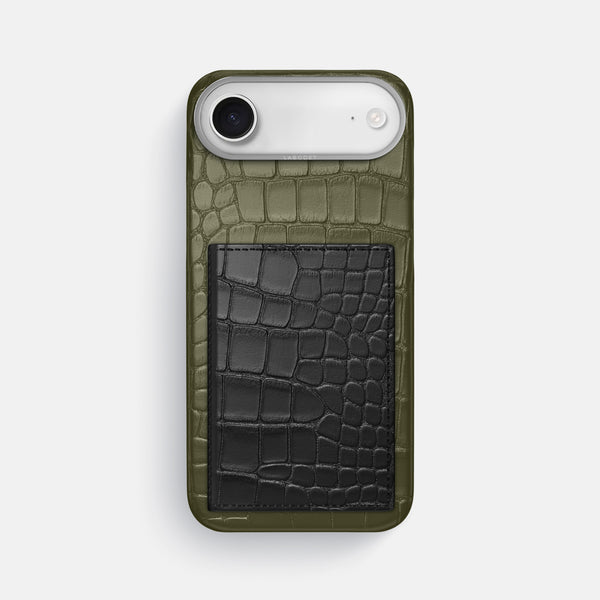 Bi-Fold Case Coloré For iPhone 17 Air In Alligator
