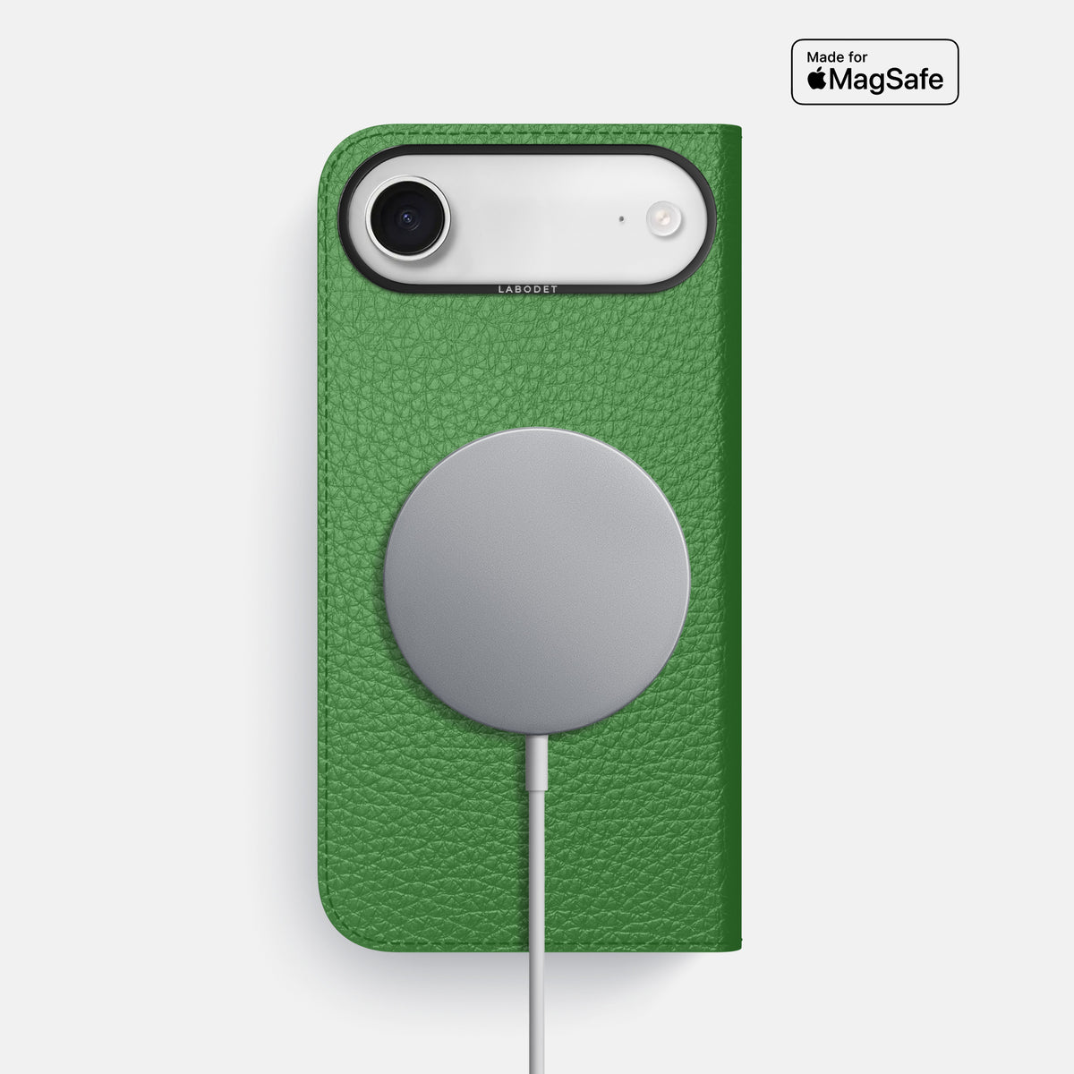 Folio Case For iPhone 17 Air In Calf -3 | Herb-Black
