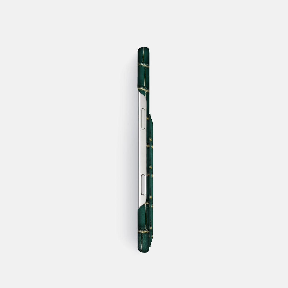 Slim Card Case For iPhone 17 Pro In Patina Alligator -3 | Cambridge