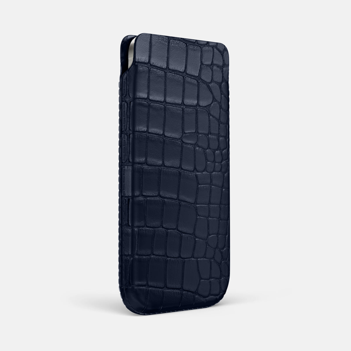 Pouch Case For iPhone 17 Air In Alligator -2 | Navy-Blue