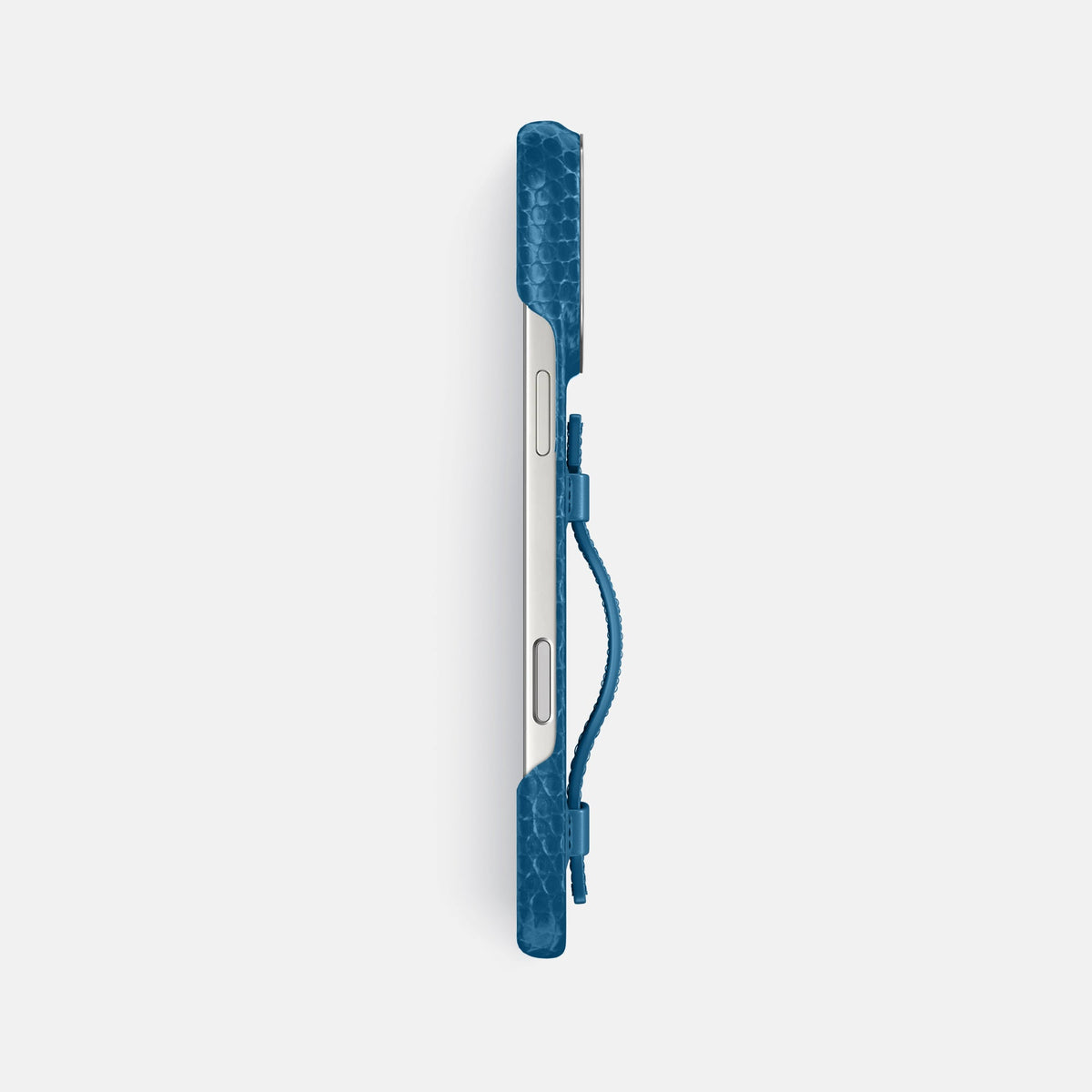Handle Case For iPhone 18 Pro Max In Lizard -3 | Blue-Steel