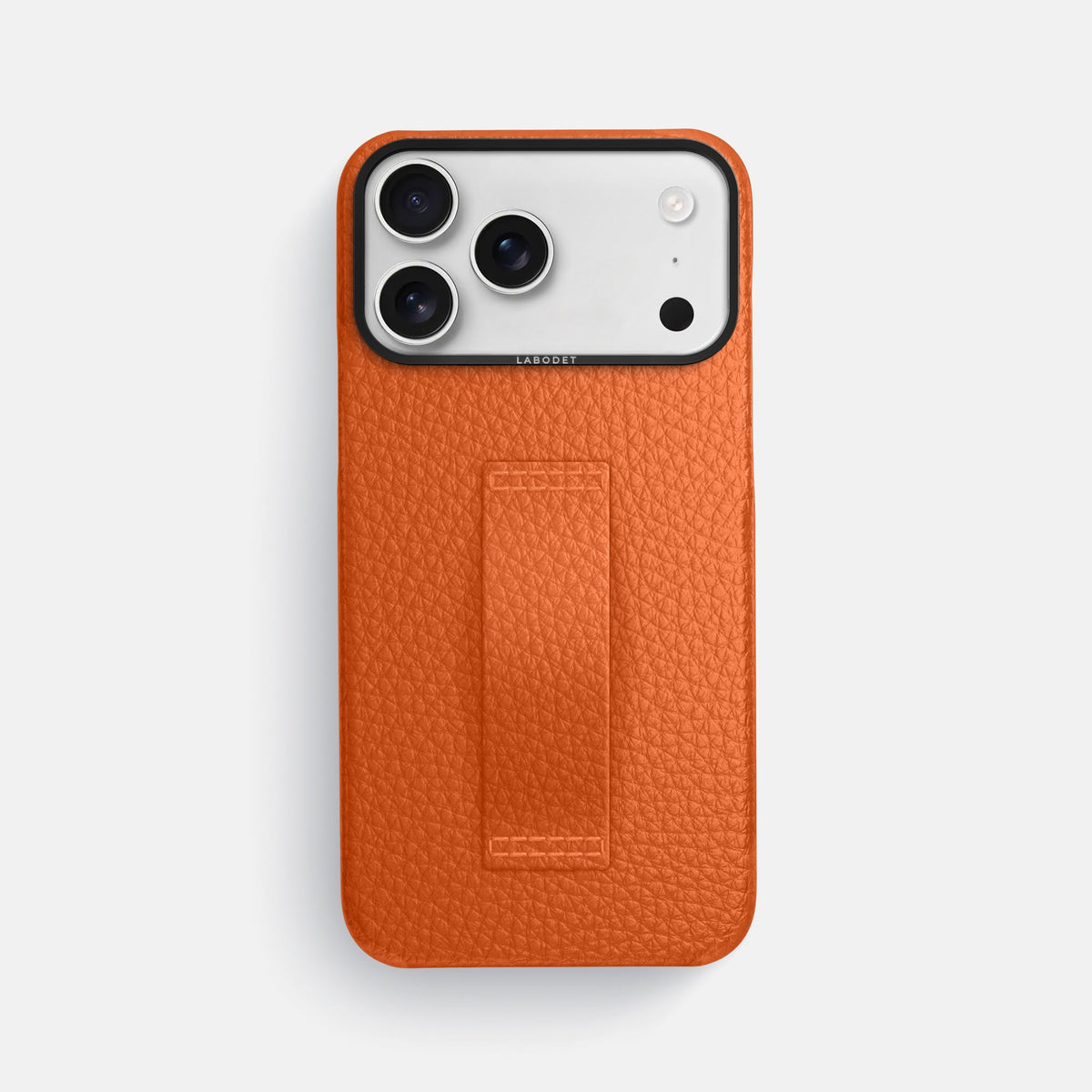Finger Case For iPhone 18 Pro Max In Calf -1 | Orange-Black