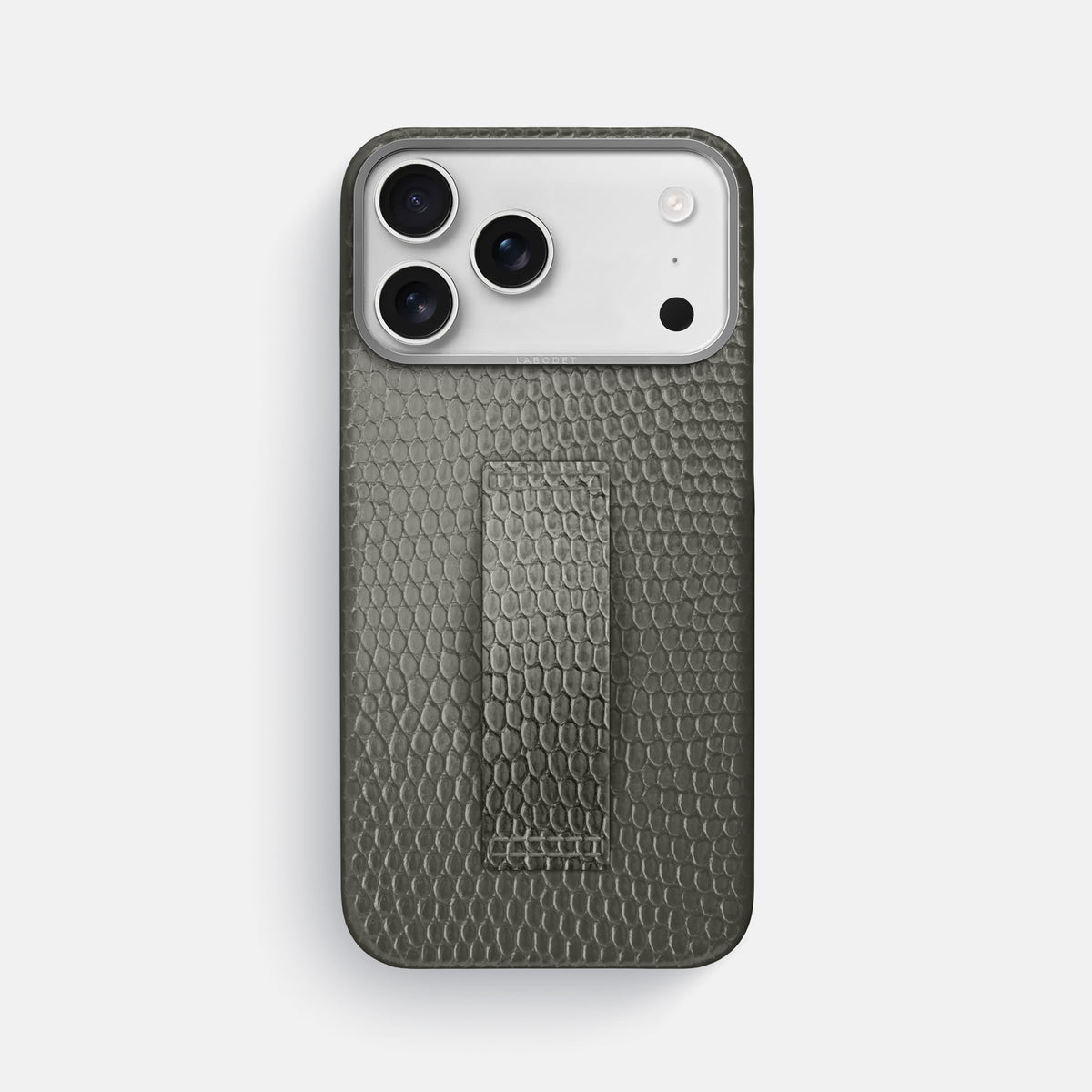 Finger Case For iPhone 17 Pro Max In Lizard -1 | Grey-Steel