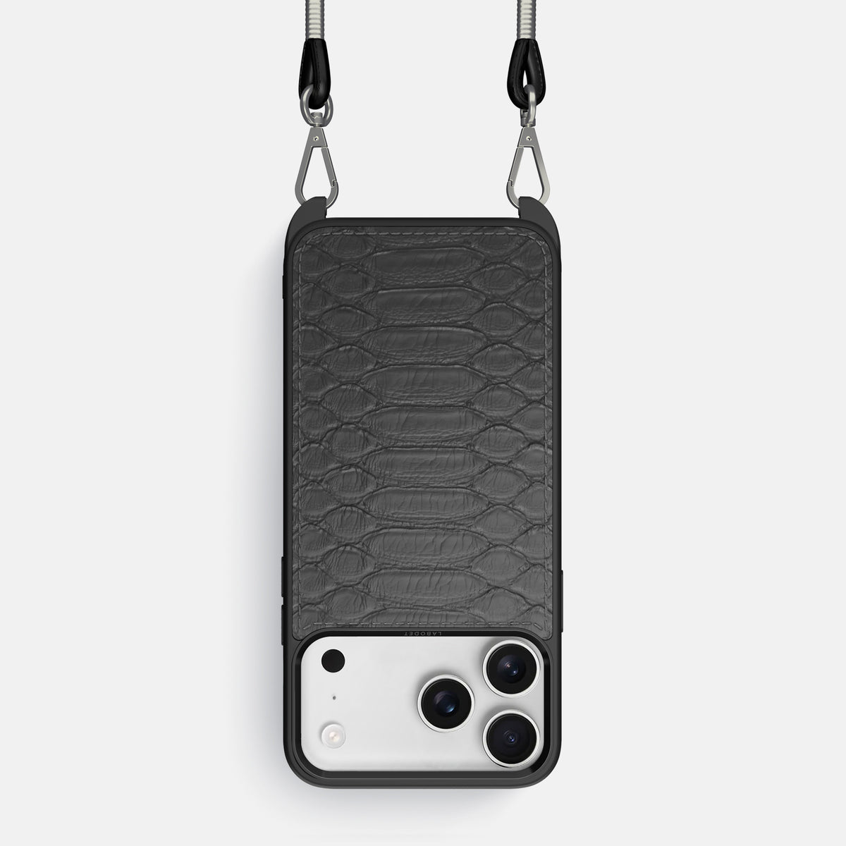 Crossbody Sport Case For iPhone 17 Pro In Python -1 | Grey