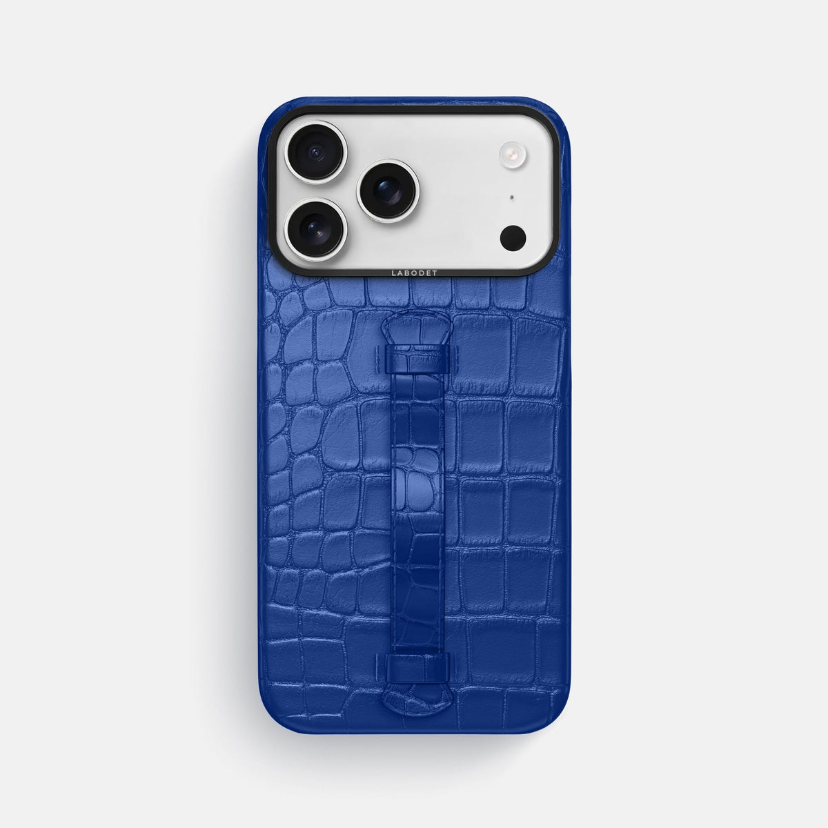 Center Handle For iPhone 18 Pro Max In Alligator -2 | Royal-Blue-Black