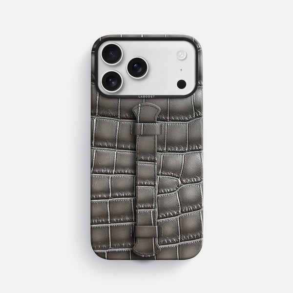 Center Handle For iPhone 17 Pro Max In Patina Alligator
