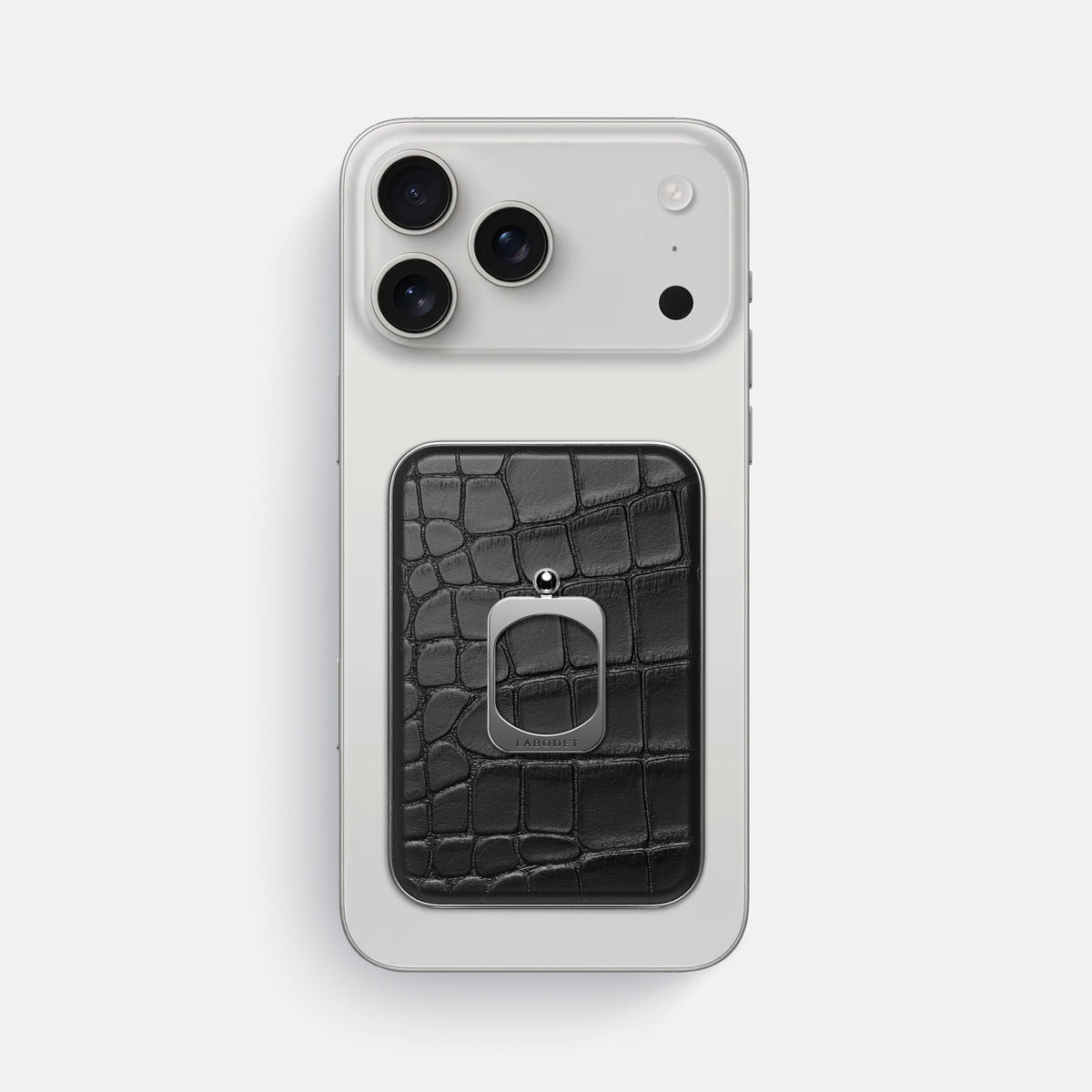 MagSafe Ring For iPhone 18 Pro Max In Alligator -1 | Black-Steel