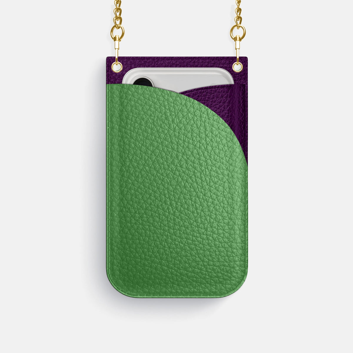 Crossbody Bag For iPhone 18 Pro In Calf -1 | Herb-Gold