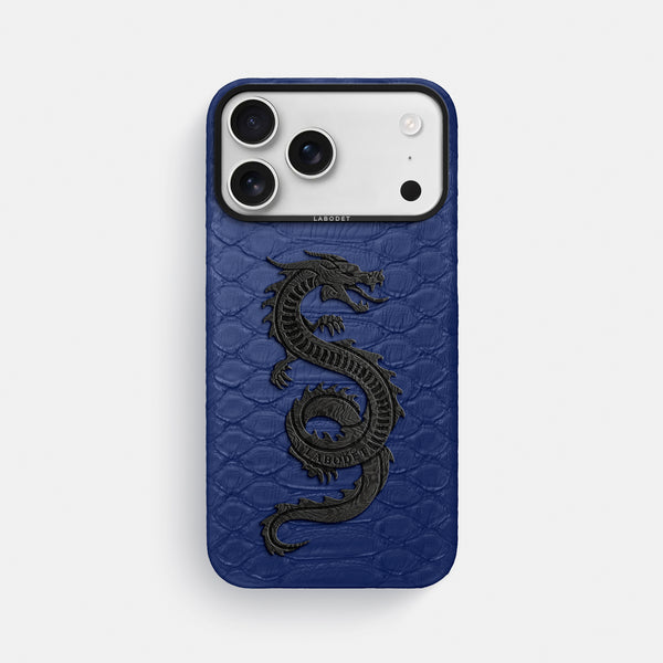Classic Case With Carbon Dragon For iPhone 17 Pro Max In Python
