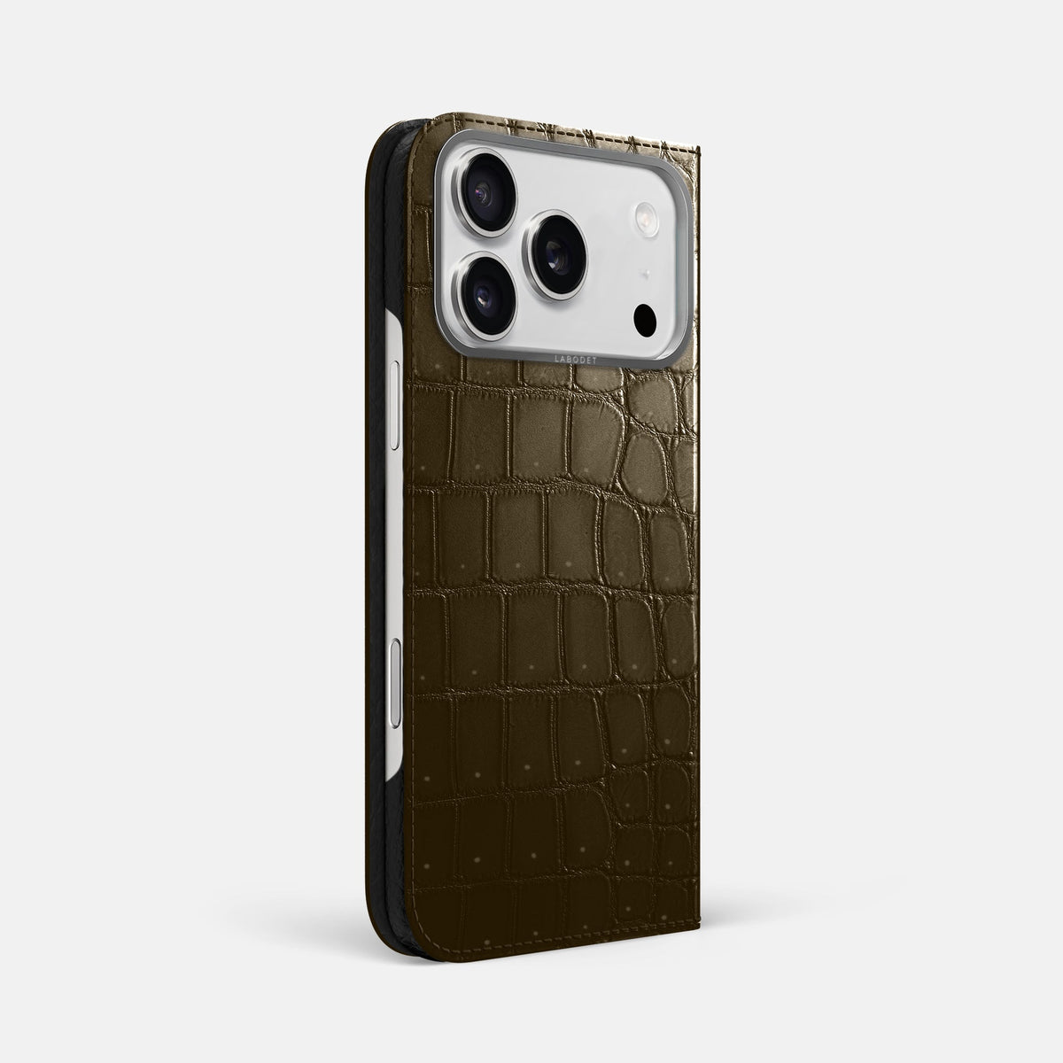Folio Case For iPhone 17 Pro Max In Porosus Crocodile