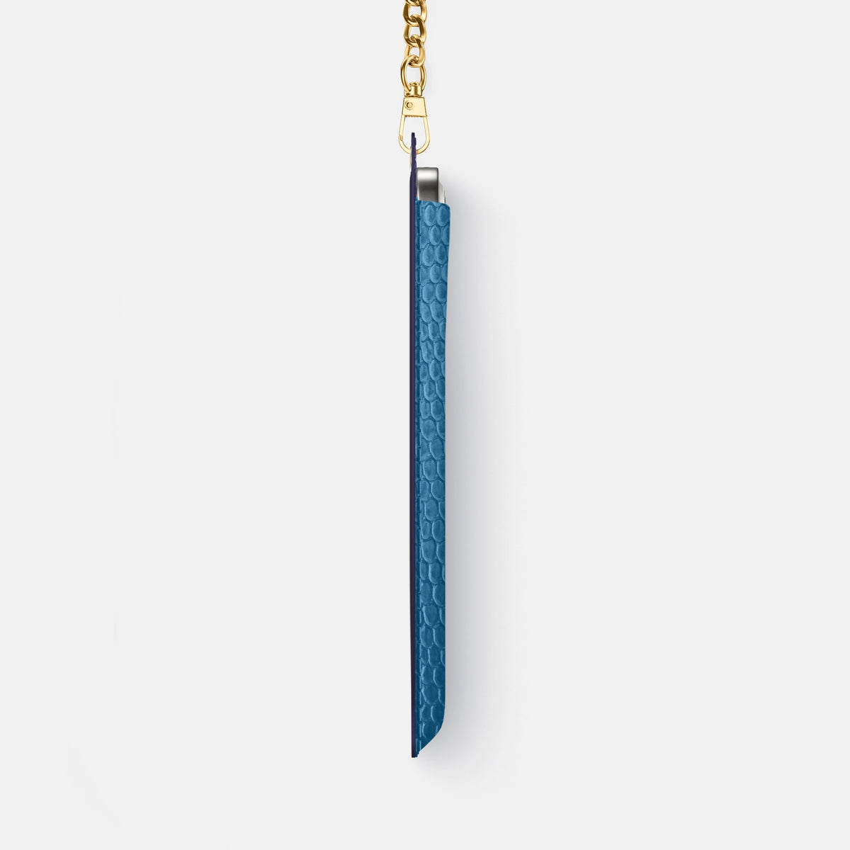 Crossbody Bag For iPhone 18 Pro Max In Lizard -4 | Blue-Gold