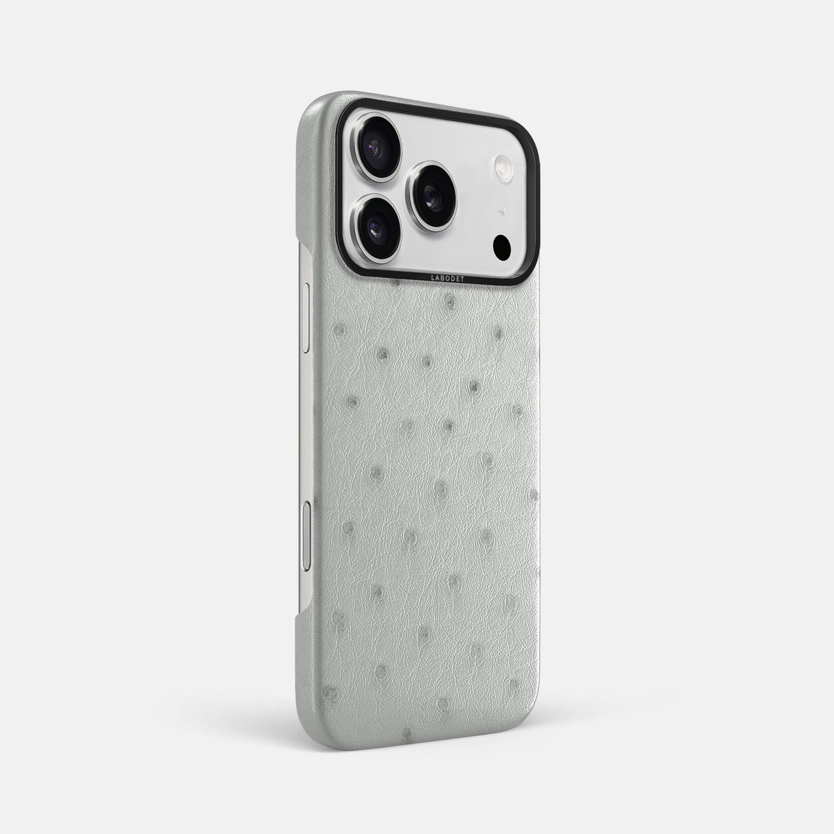 Classic Case For iPhone 18 Pro Max In Ostrich -2 | White-Black