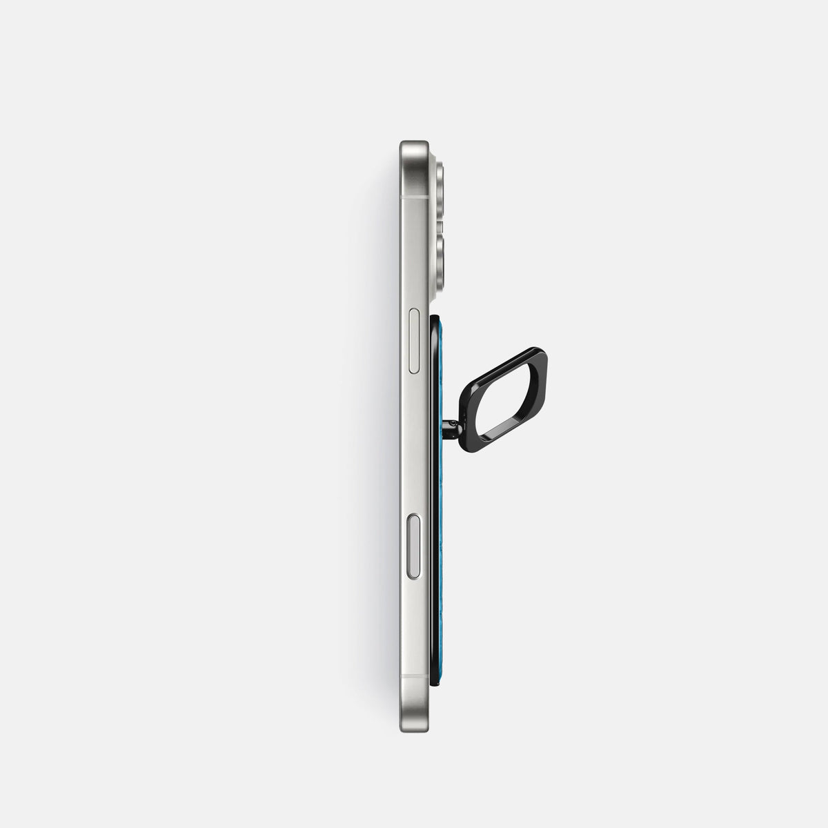 MagSafe Ring For iPhone 18 Pro In Alligator -3 | Curaçao-Blue-Black