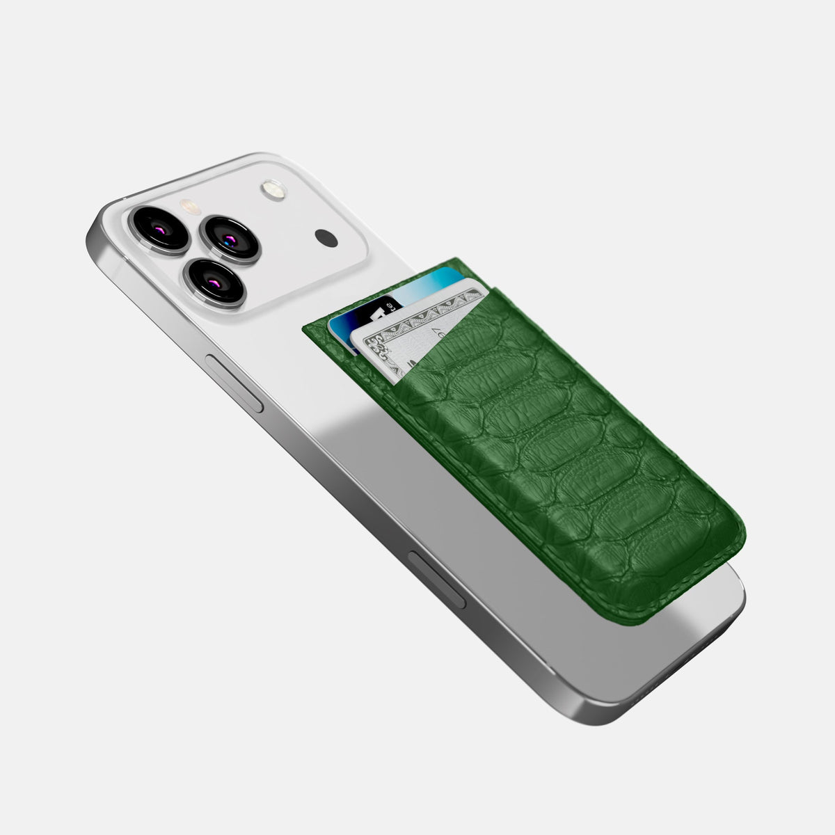 MagSafe Wallet For iPhone 18 Pro Max In Python -4 | Green