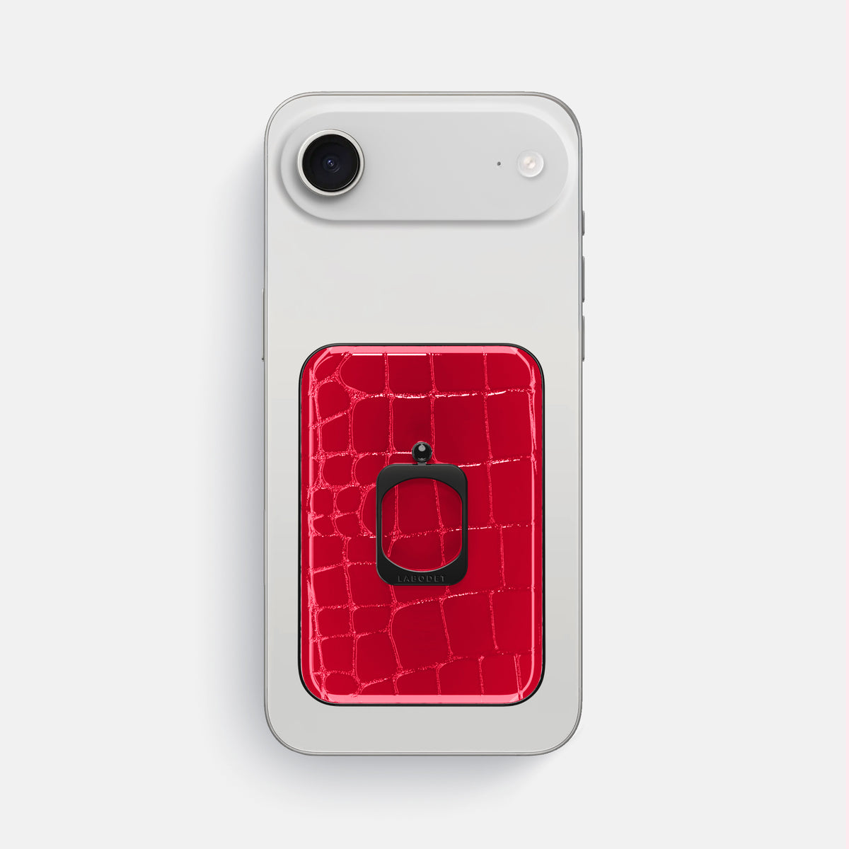MagSafe Ring For iPhone 17 Air In Shiny Alligator -2 | Cherry-Black