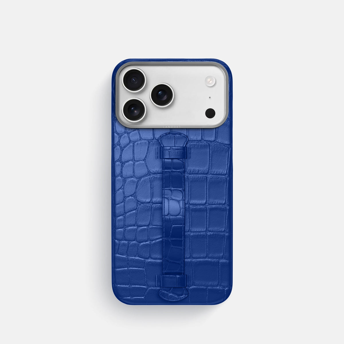 Center Handle For iPhone 18 Pro In Alligator -2 | Royal-Blue-Steel