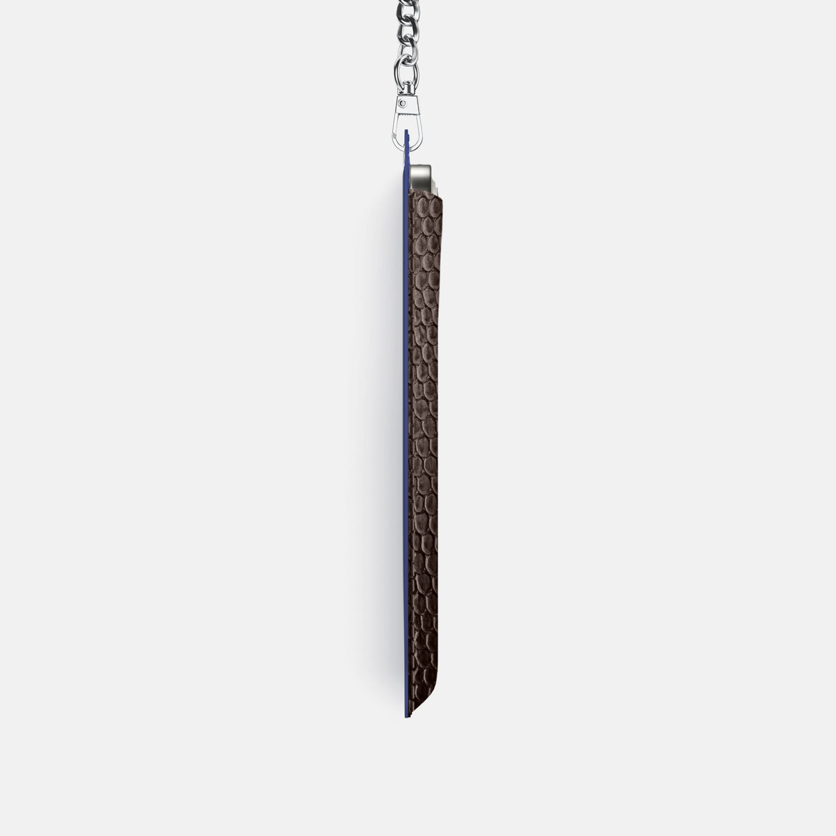 Crossbody Bag For iPhone 17 Pro In Lizard -4 | Brown-Steel