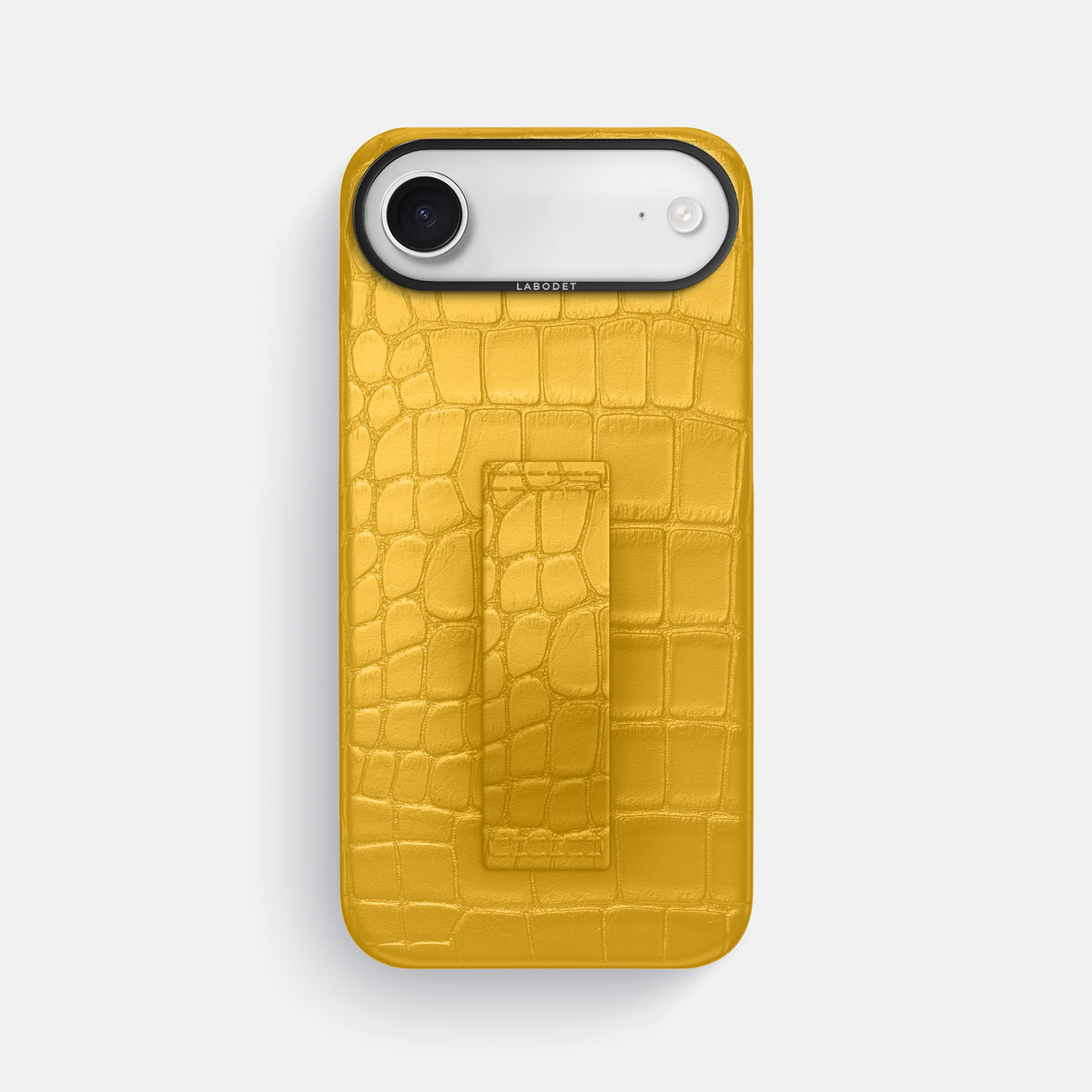 Finger Case For iPhone 17 Air In Alligator -1 | Yellow-Black