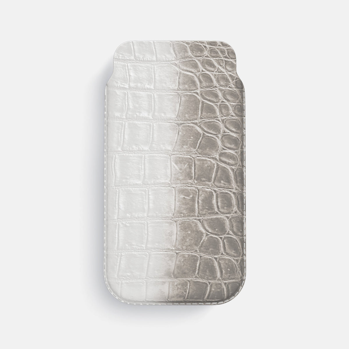 Pouch Case For iPhone 17 Pro Max In Himalayan Crocodile