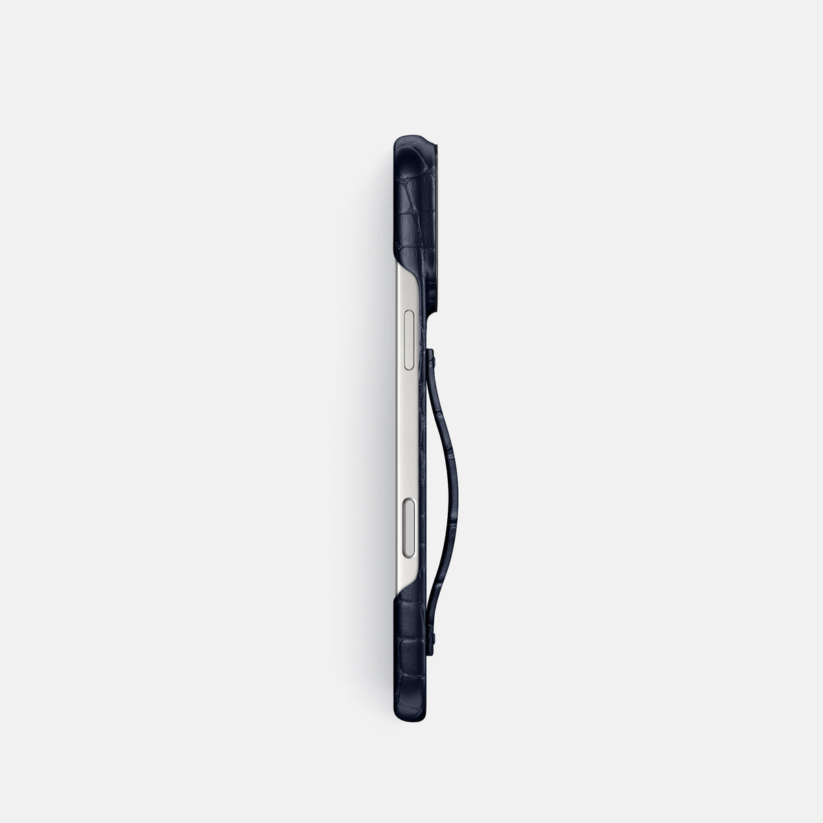 Finger Case For iPhone 17 Pro In Alligator -3 | Navy-Blue-Black