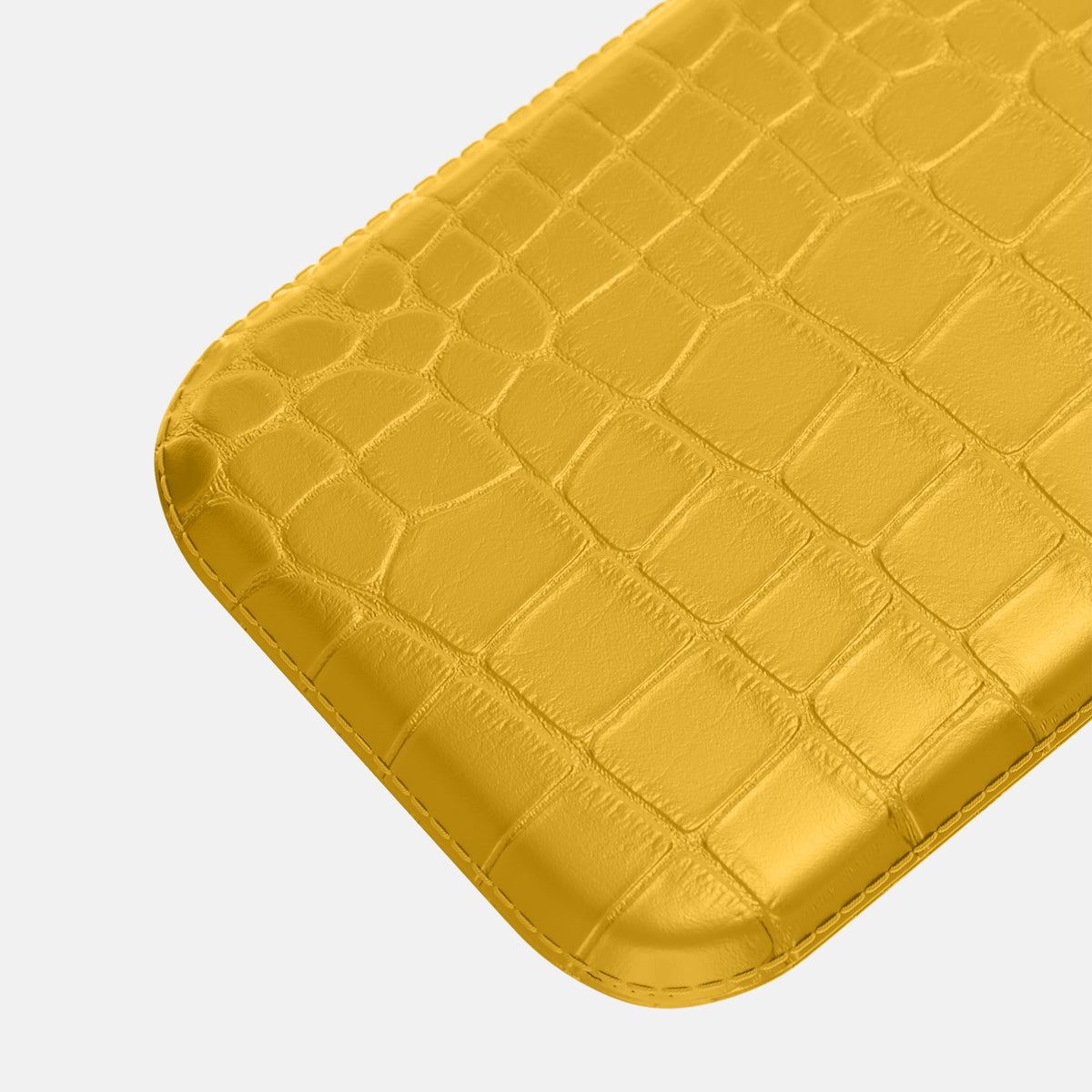 Pouch Case For iPhone 17 Air In Alligator -3 | Yellow