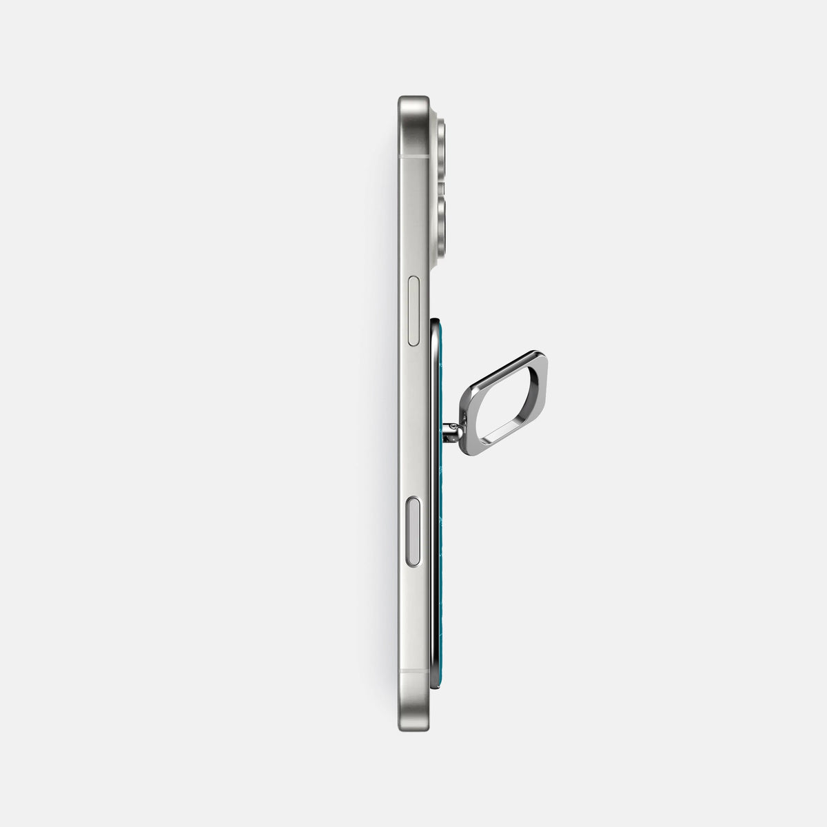 MagSafe Ring For iPhone 18 Pro Max In Shiny Alligator -3 | Curacao-Steel