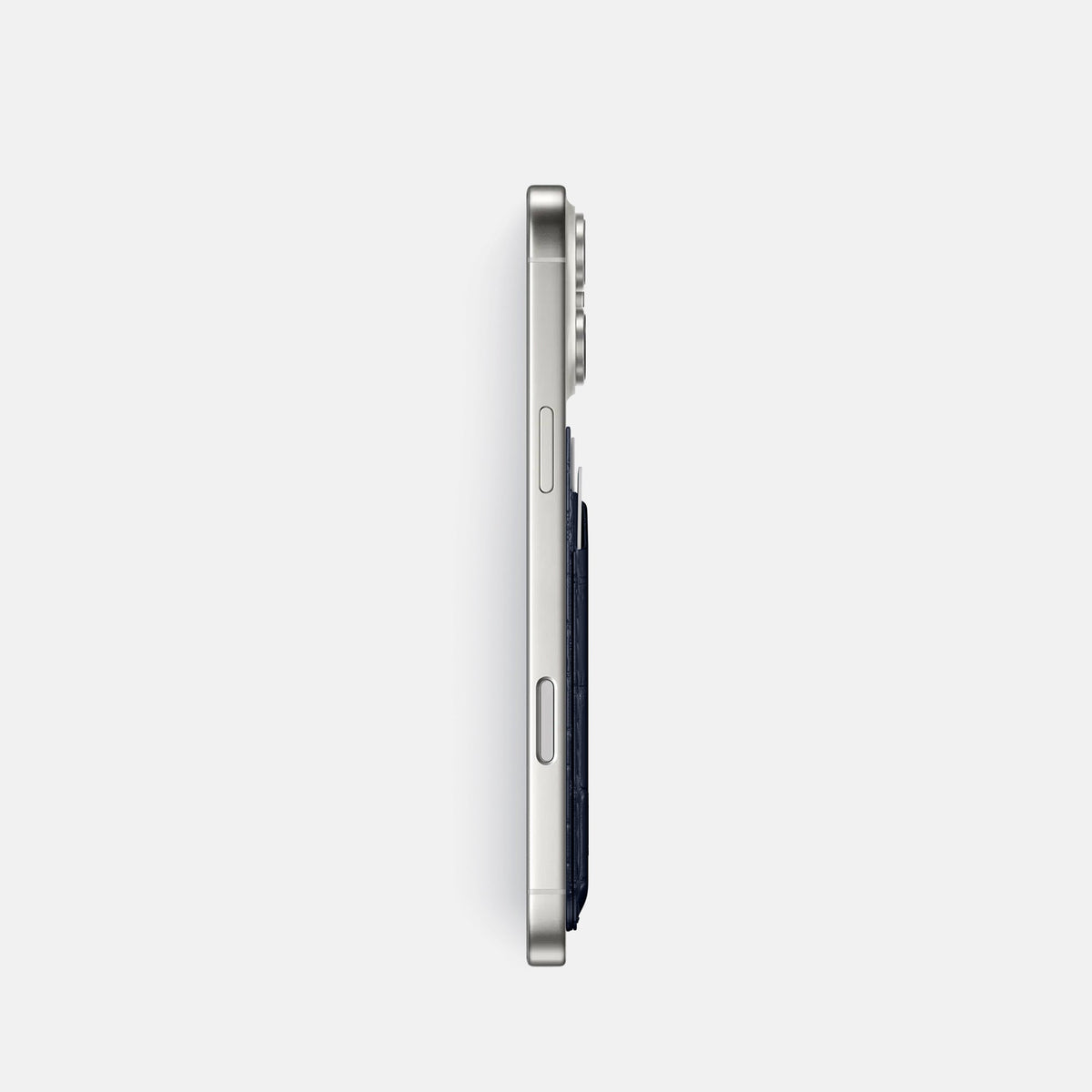 MagSafe Wallet For iPhone 18 Pro In Alligator -3 | Navy-Blue