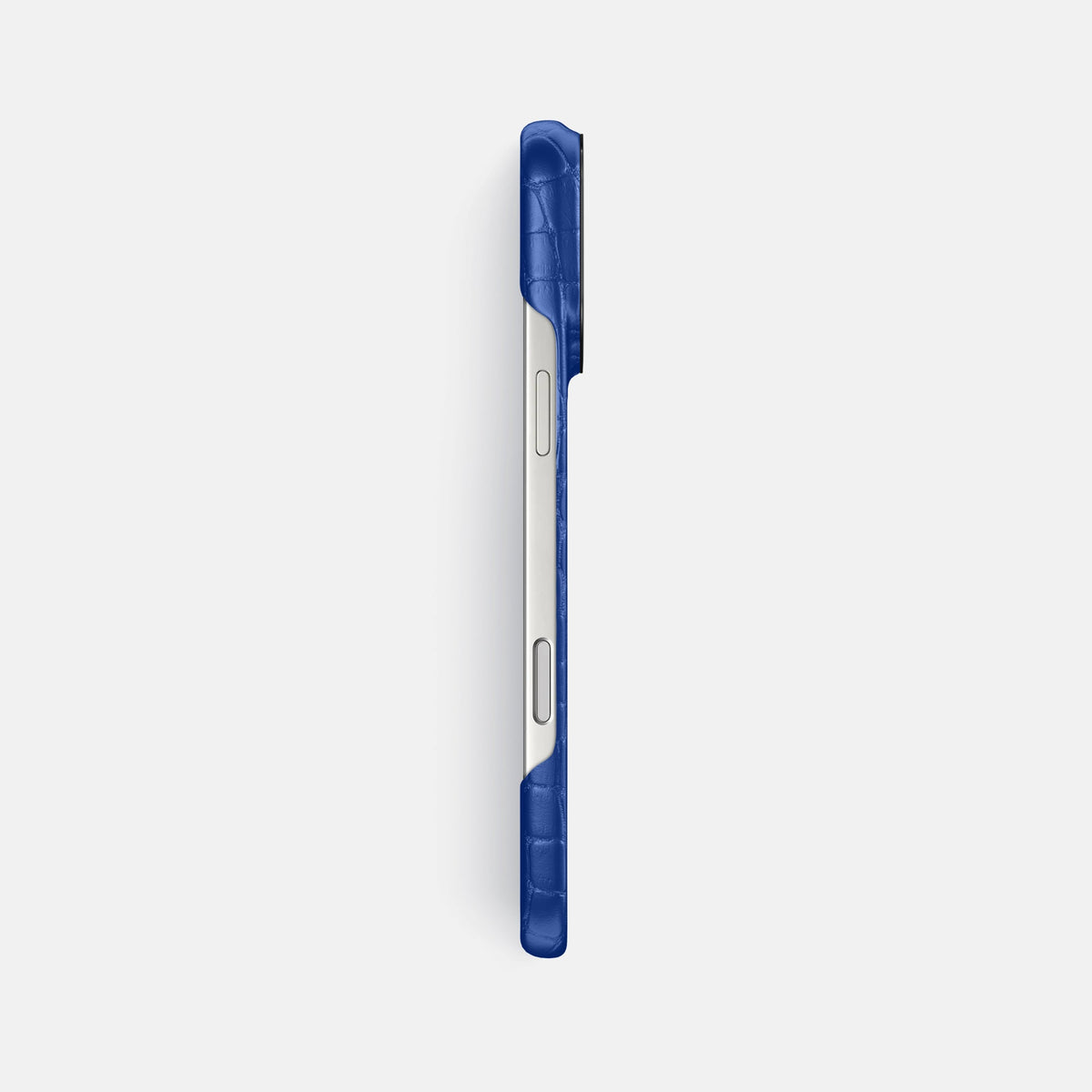 Classic Case For iPhone 18 Pro Max In Alligator -3 | Royal-Blue-Black