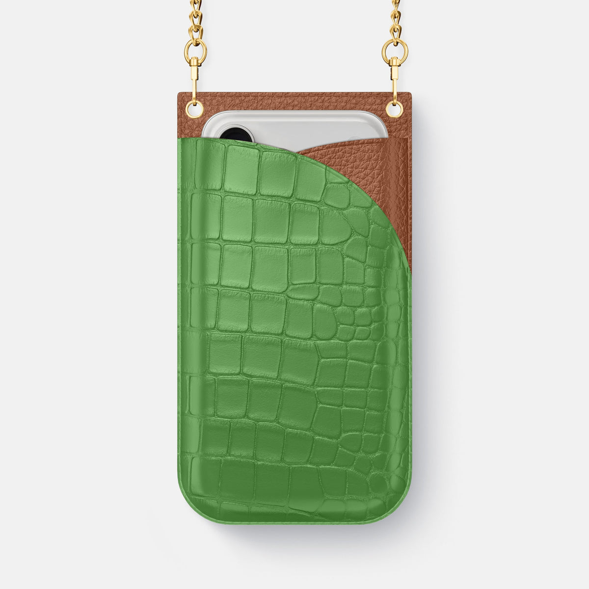 Crossbody Bag For iPhone 17 Pro In Alligator