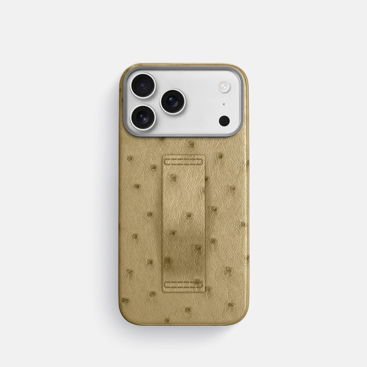 Finger Case For iPhone 18 Pro In Ostrich -1 | Desert-Sand-Steel
