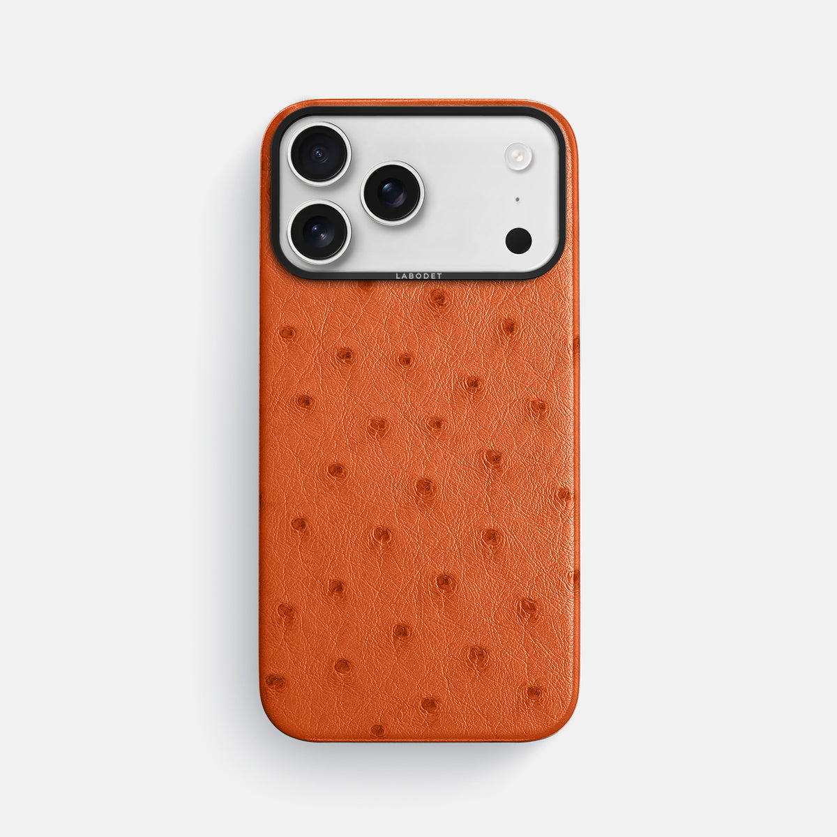 Classic Case For iPhone 17 Pro Max In Ostrich -1 | Orange-Black